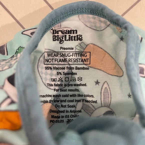 Dream Big Little Easter Zipper Pajama - Picture 5 of 9